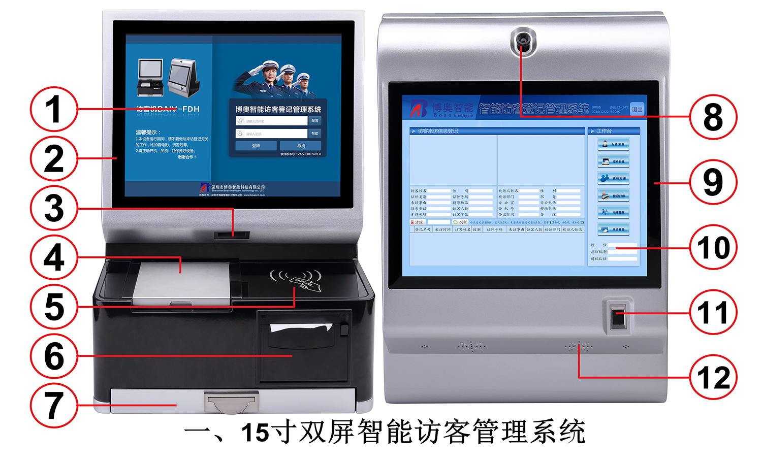 博奧智能訪(fǎng)客與市場(chǎng)訪(fǎng)客機對比