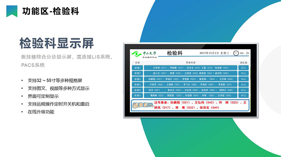 智慧醫療導引分診系統& 信息發(fā)布系統