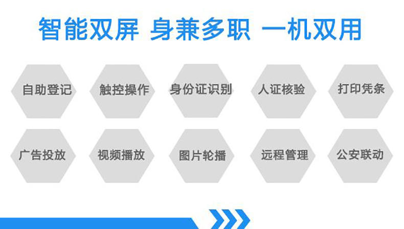 機關(guān)政務(wù)寫(xiě)字樓電信移動(dòng)大廳博奧智能雙屏自助訪(fǎng)客一體機來(lái)訪(fǎng)人員登記管理系統