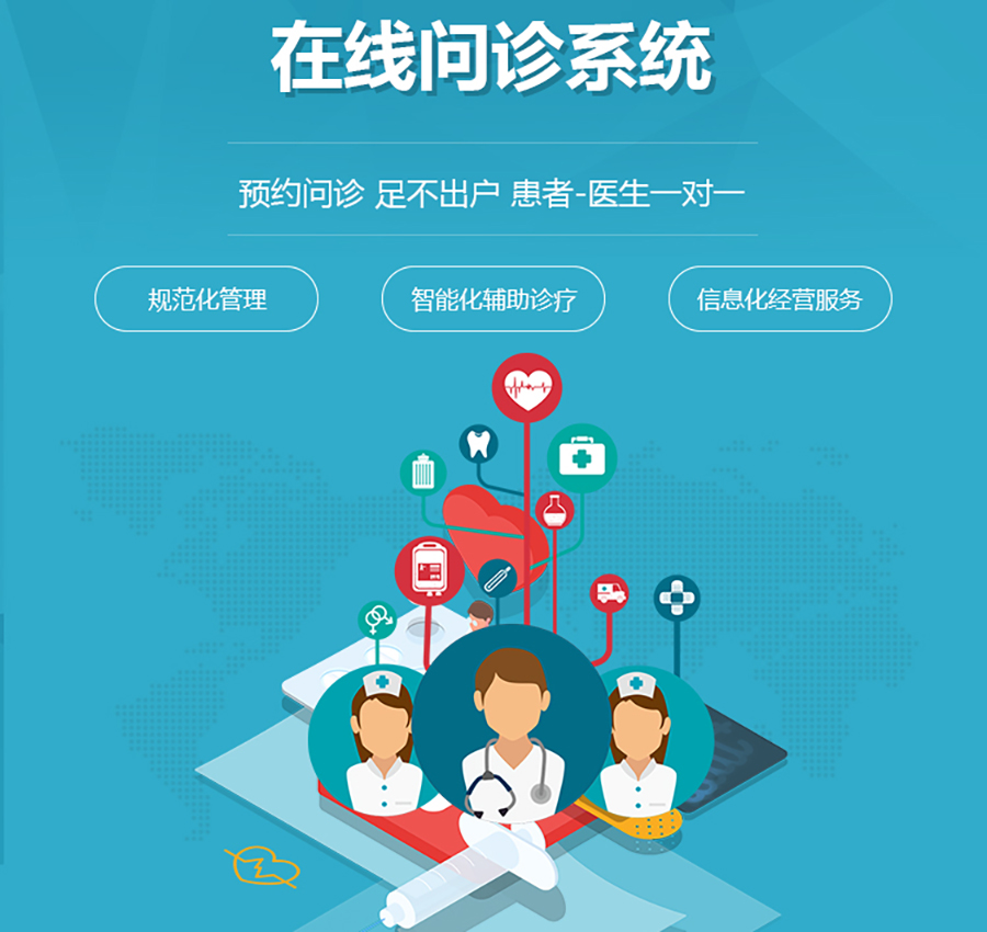 在線(xiàn)問(wèn)診智慧管理系統軟件定制開(kāi)發(fā)